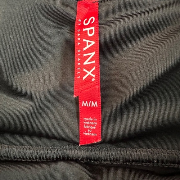 Spanx Ponte Ankle Leggings - 20264R Black M/M  Stretch High Waist Work Office - Picture 3 of 16